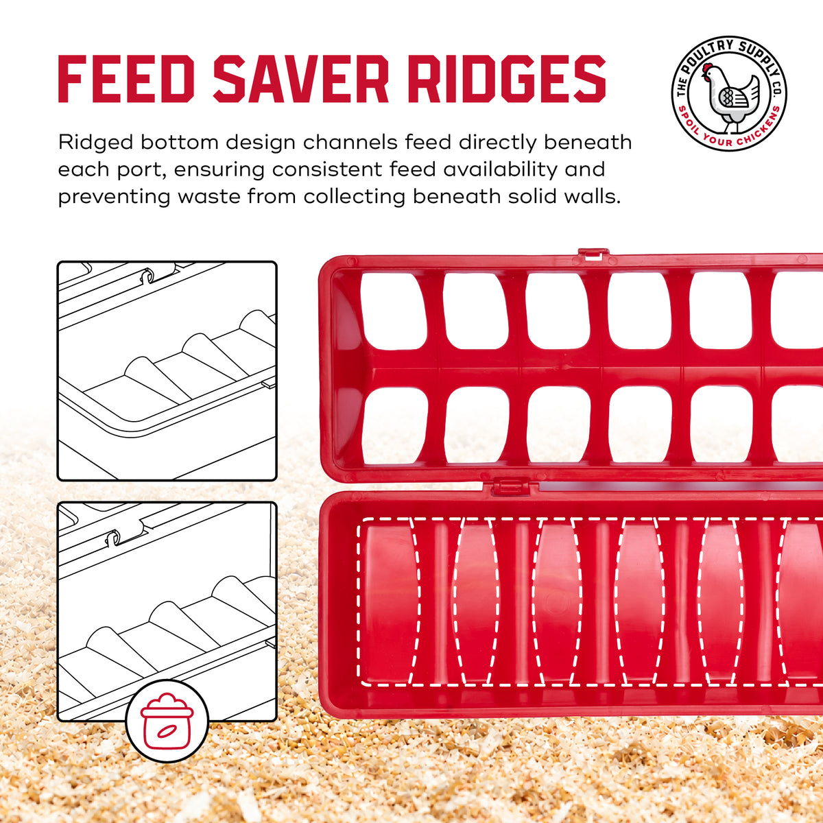Chick XL Trough Feeder (30-Port)