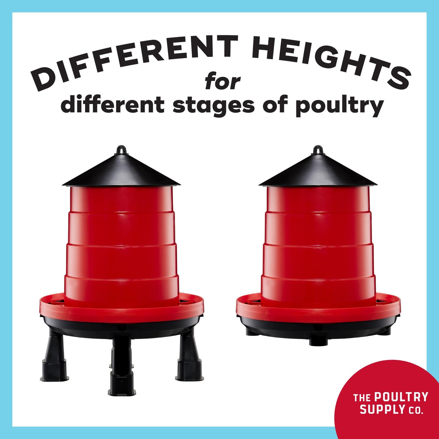 The Poultry Supply Co. - Multi-stage Life Cycle Feeder & Waterer Duo