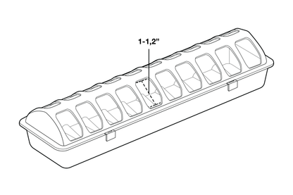 Chick XL Trough Feeder (30-Port)