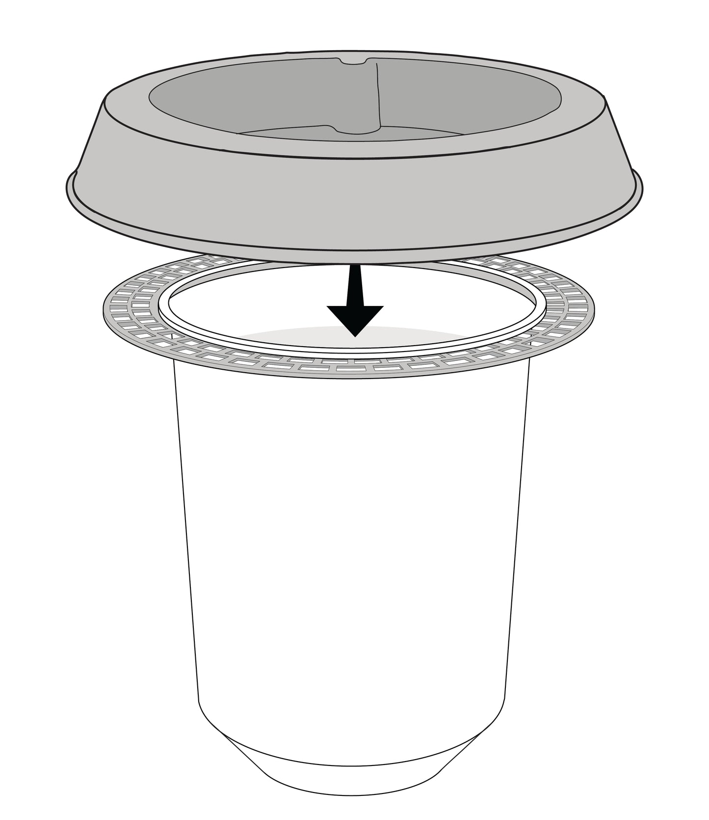 Hassle-free 0.8gal Waterer