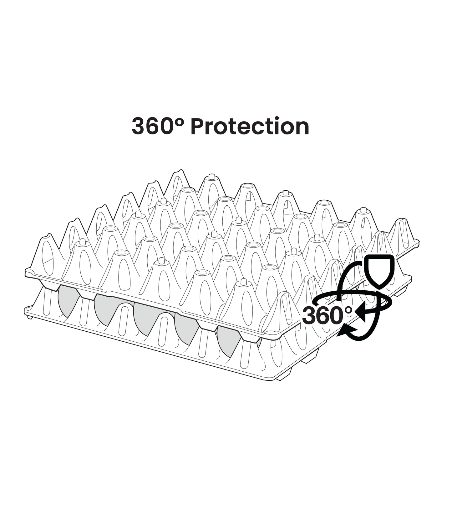Vented Egg Tray (30 eggs)