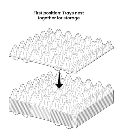 Vented Egg Tray (30 eggs)